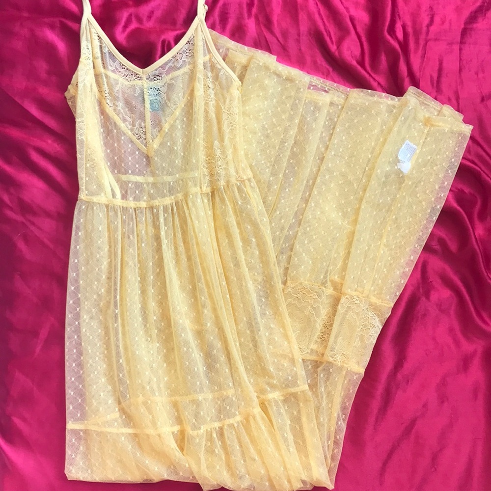 See through maxi dress!